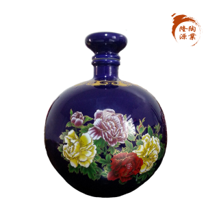 贵州高档烤花陶瓷酒瓶
